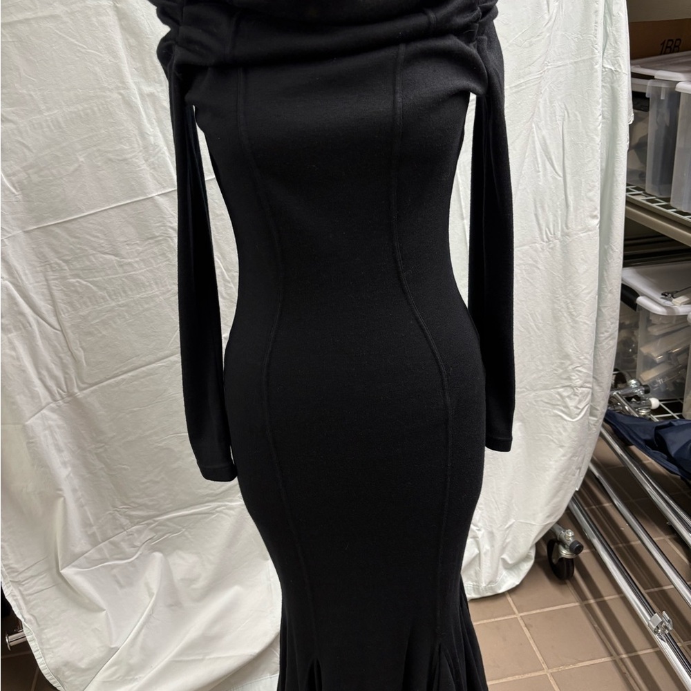 Elegant Black Off-Shoulder Dress